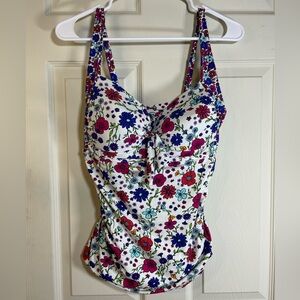 Liz Claiborne Multicolor Floral Bodysuit‎